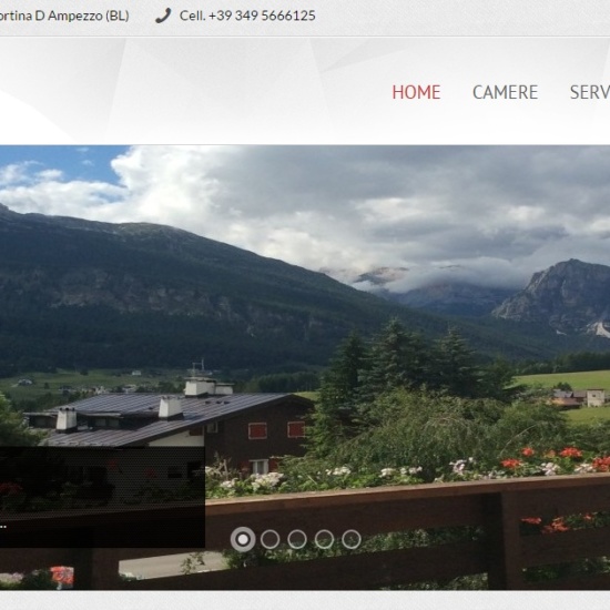 Sito B&B Il Cervo Cortina