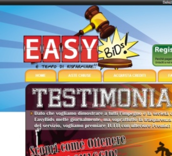EasyBids – Piattaforma di aste al centesimo