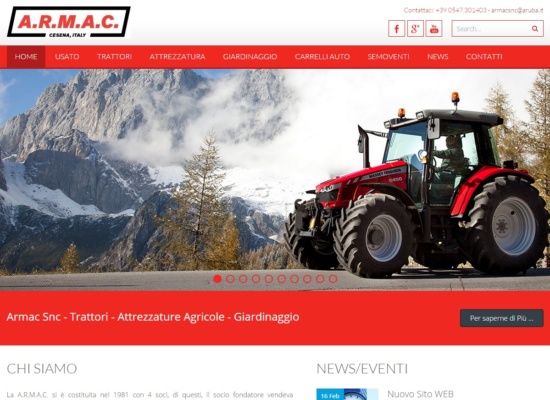 Nuovo sito Armacsnc.it
