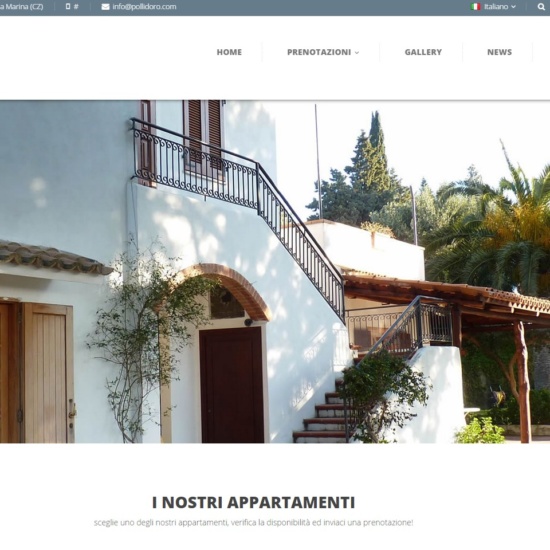 Nuovo sito Agriturismo Pollidoro