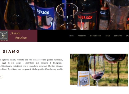 Nuovo Sito Randi Vini