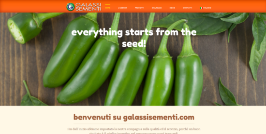 Nuovo Sito Galassi Sementi Srl