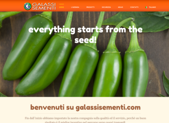 Nuovo Sito Galassi Sementi Srl