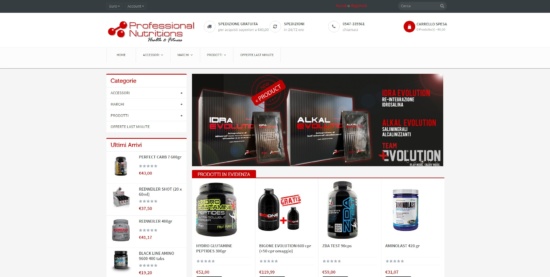 Nuovo Sito Professional Nutrition
