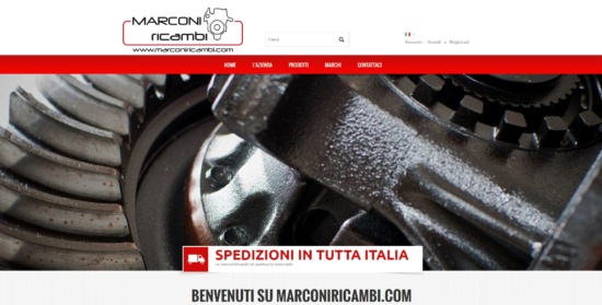 Nuovo Sito Marconi Ricambi Srl