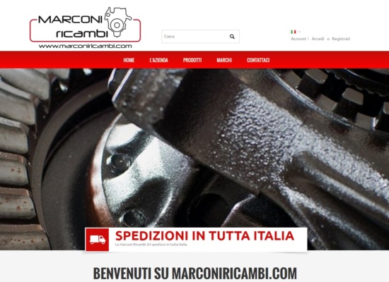 Nuovo Sito Marconi Ricambi Srl