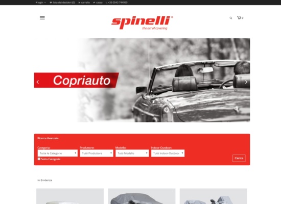 Nuovo Sito SpinelliShop.it