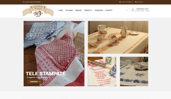 Nuovo E-Commerce Incantevole Romagna
