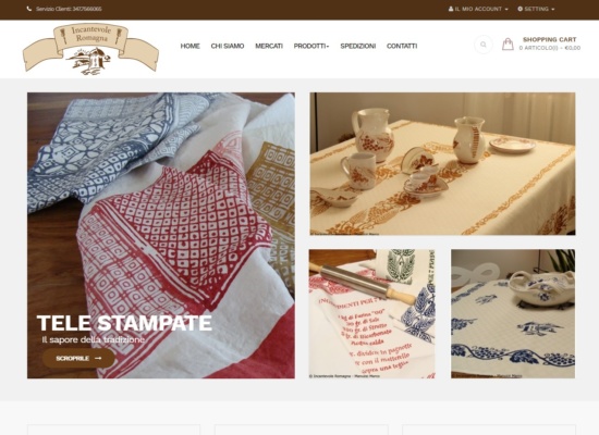 Nuovo E-Commerce Incantevole Romagna