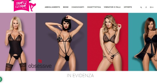 E-Commerce TamTam Sex Store